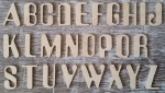 Großbuchstaben - Typ 3 - Birke 6 mm