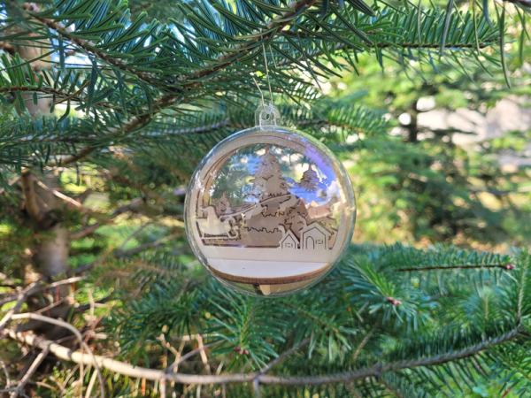 Acrylkugel - Santa 2 Bild 1