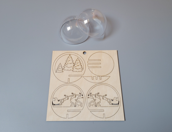 Acrylkugel - Santa 2 Bild 2