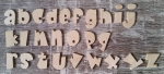 Kleinbuchstaben - Typ 2 - Birke 6 mm